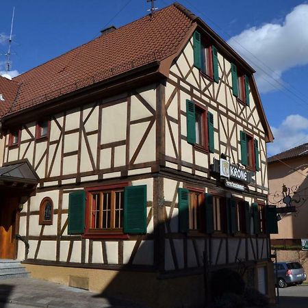 Pension Krone Sternenfels Exteriör bild