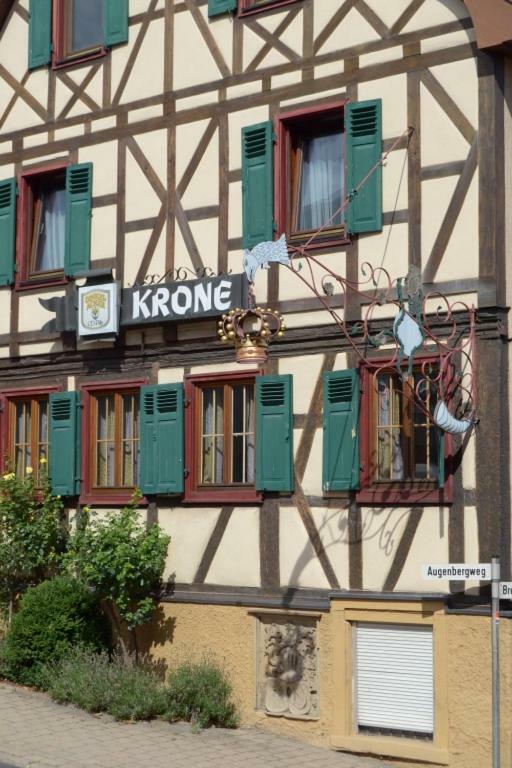 Pension Krone Sternenfels Exteriör bild